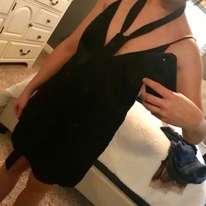 Black Choker Tank Dress